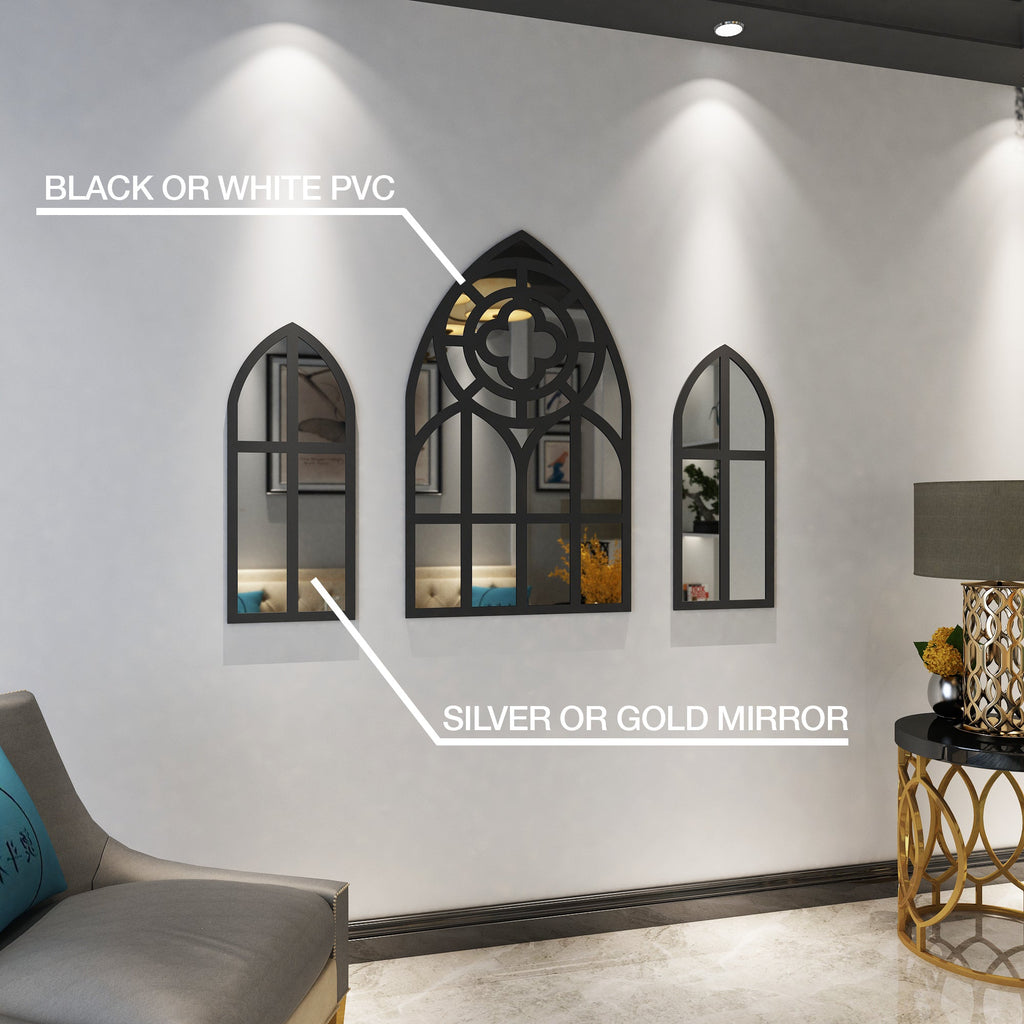 Gothic Medieval Mirrors Arches