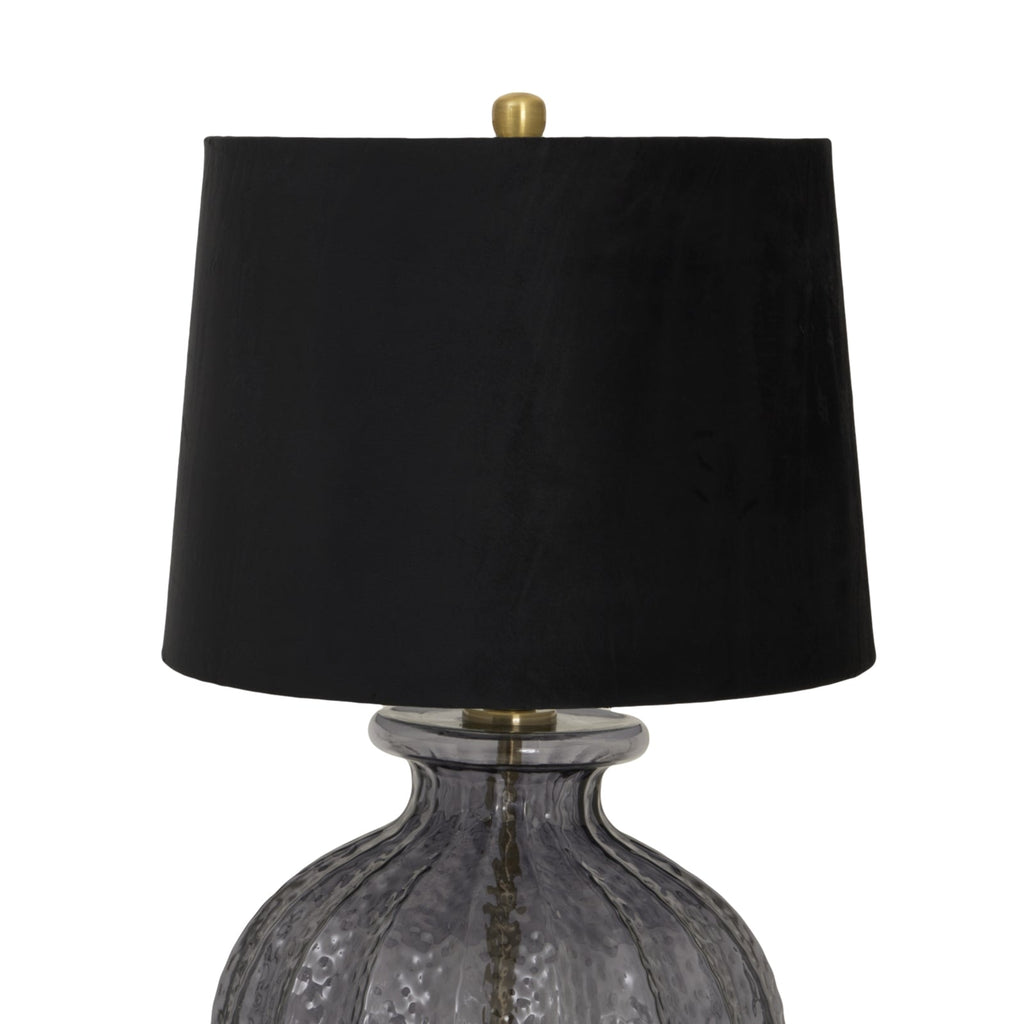 Luxton Glass Fluted Lamp