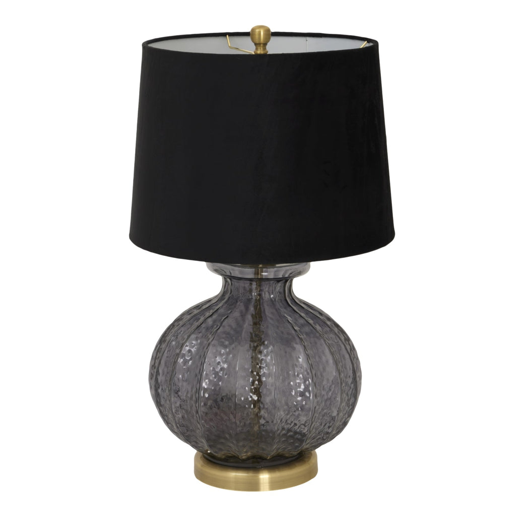 Luxton Glass Fluted Lamp
