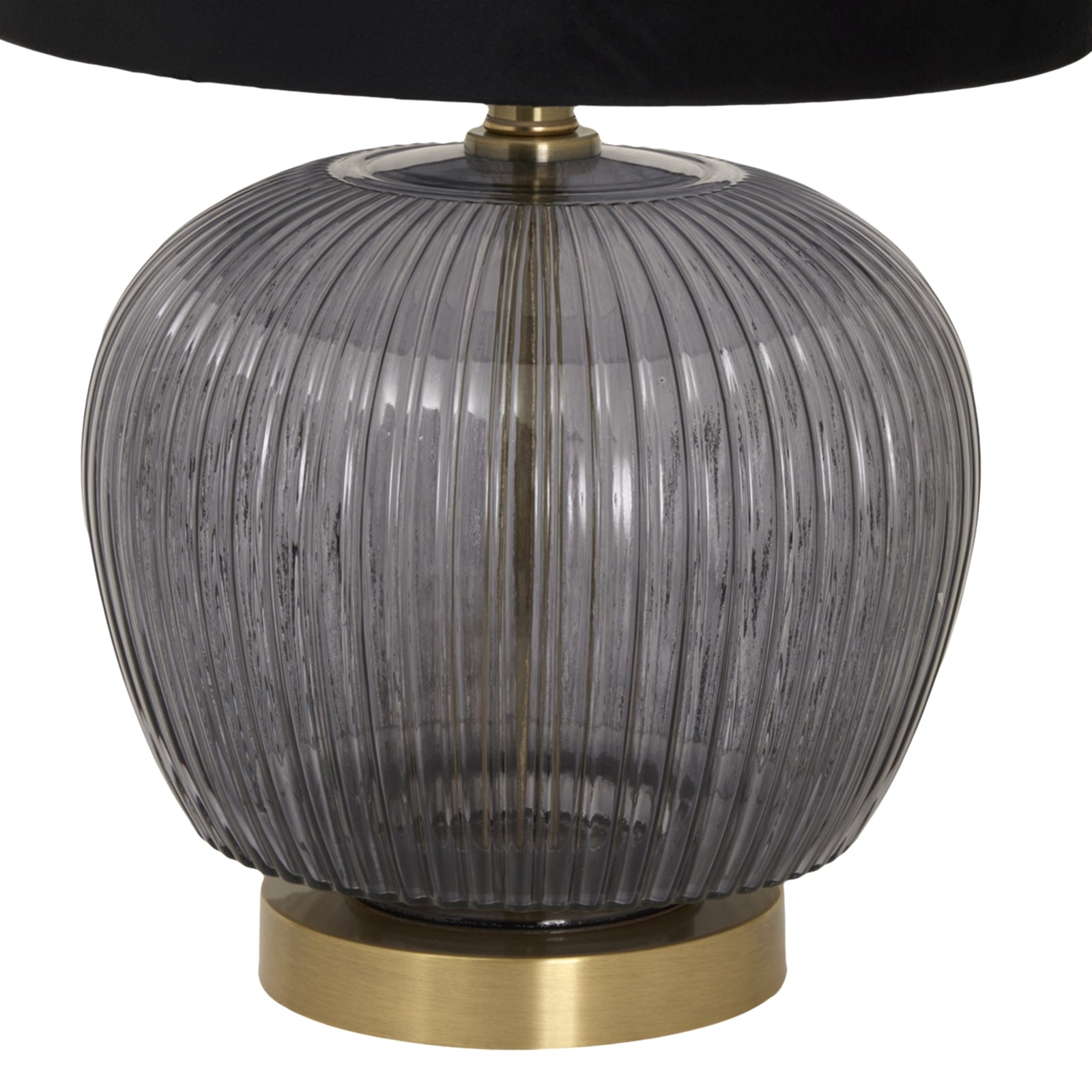 Luxton Glass Ribbed Lamp