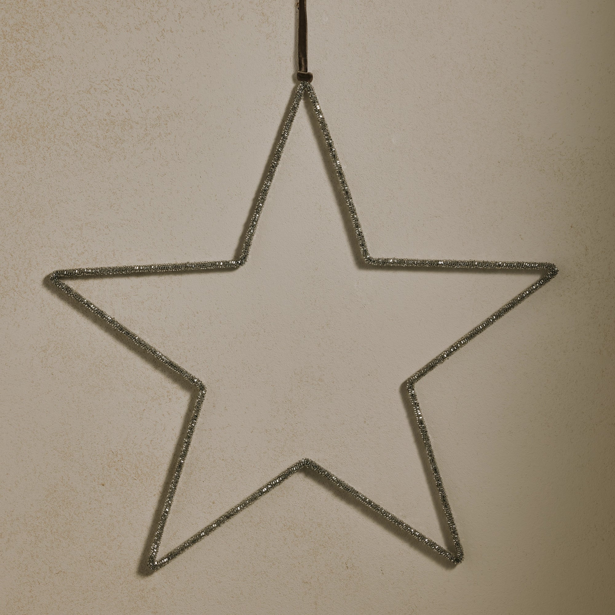 Large Beaded Star Decoration – 50cm