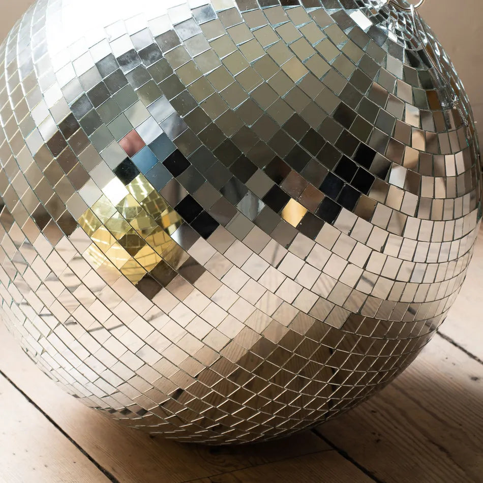 Silver Disco Ball 40cm