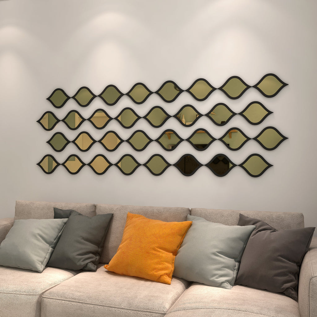 Drop Mirrors 3D Wall Panels
