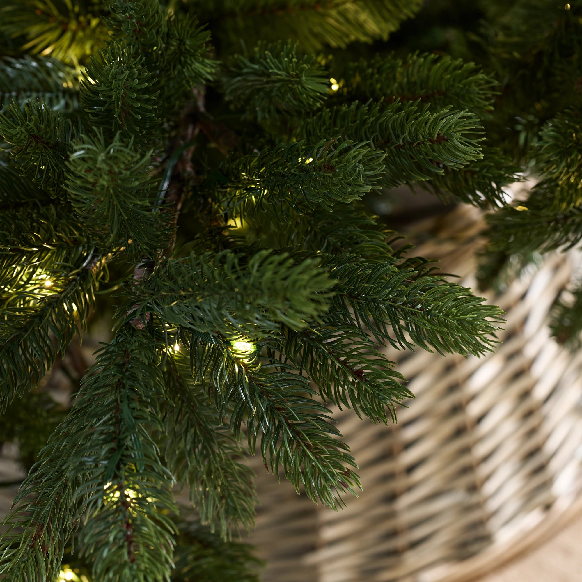 7.5ft Symons Pre-Lit Christmas Tree and Tree Skirt