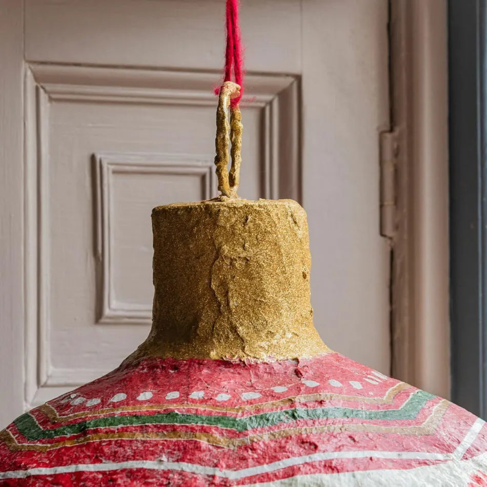 Giant Folk Art Christmas Bauble