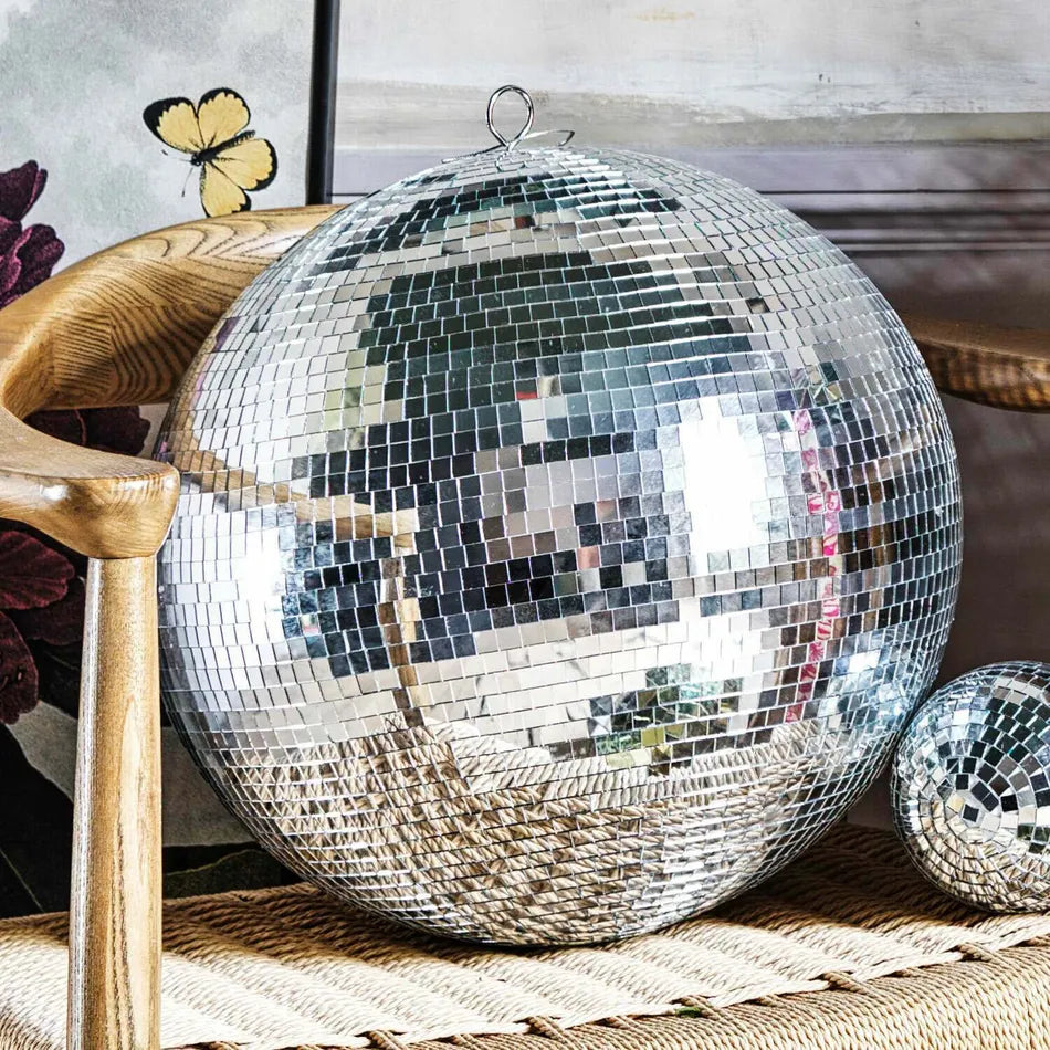 Silver Disco Ball 40cm