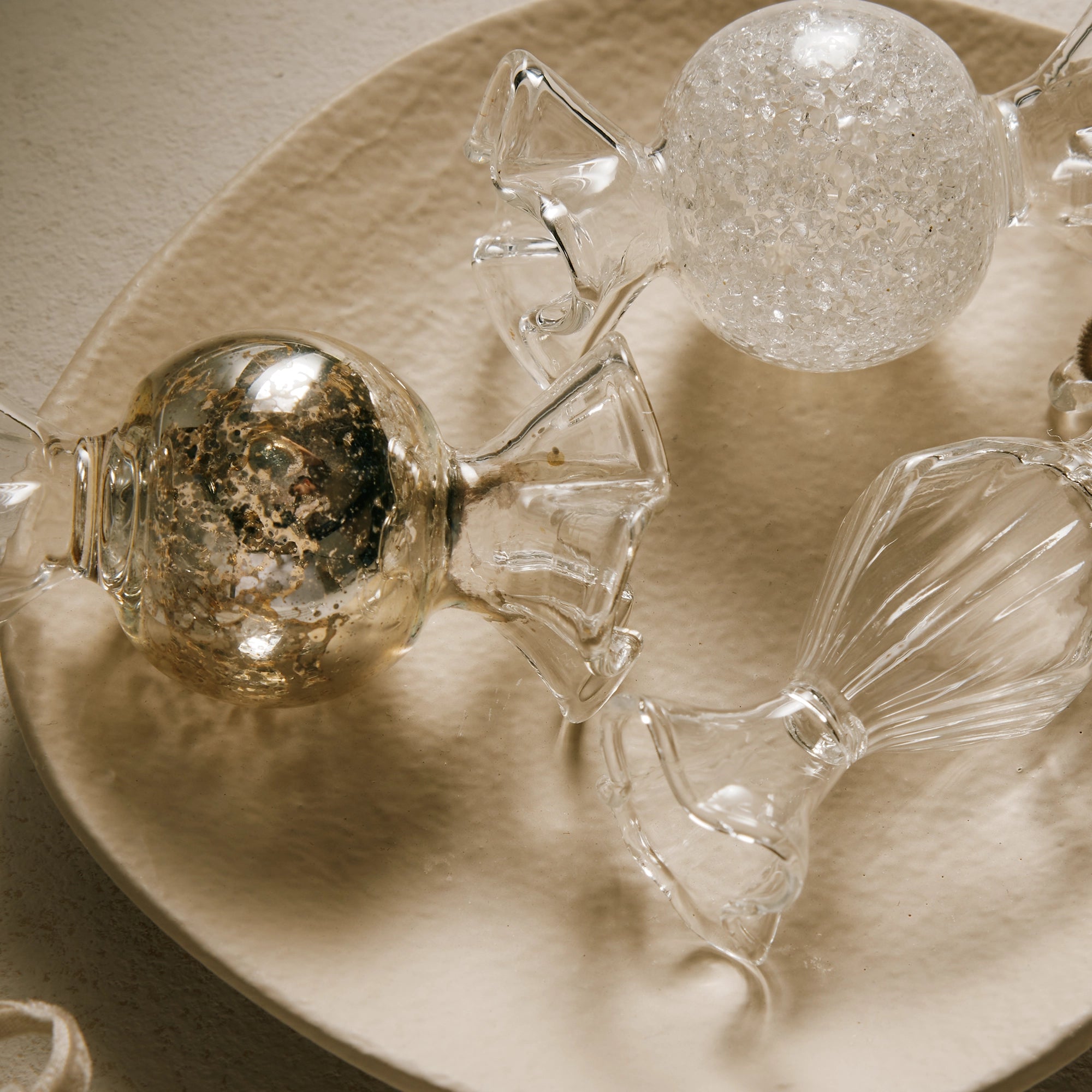 Glass Sweets Decorations – Set of 4