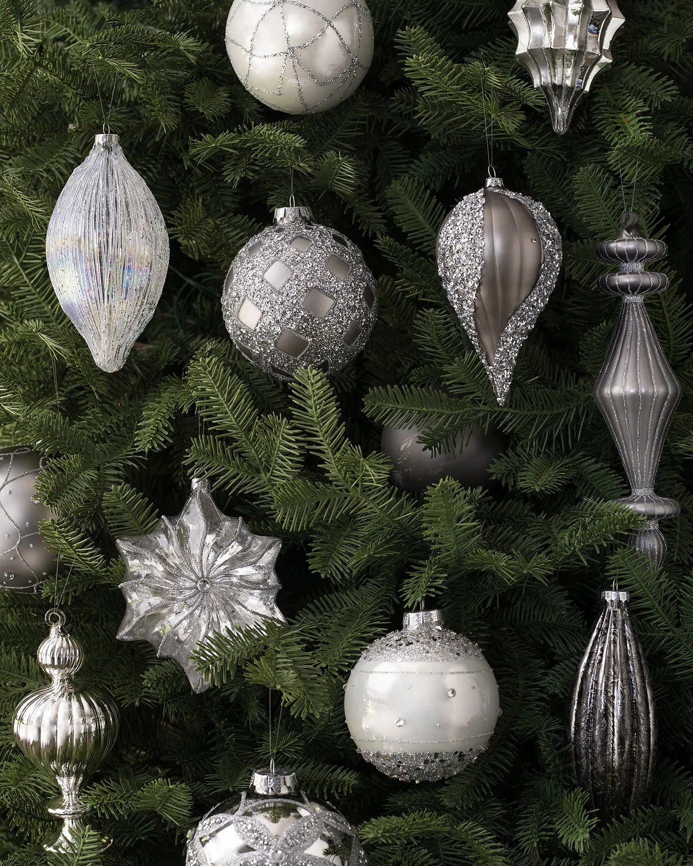 Crystal Glass Christmas Bauble Collection
