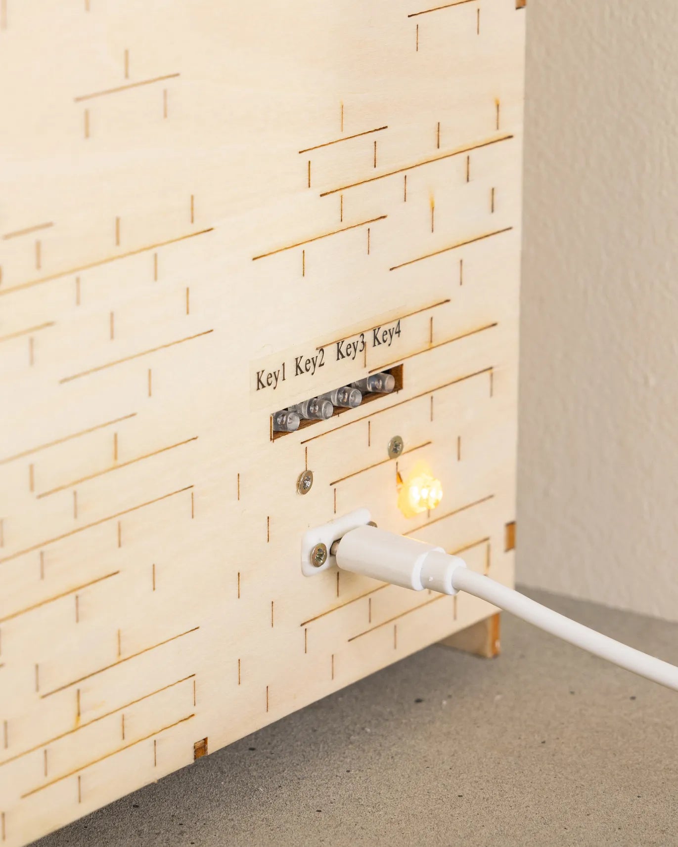 Lit Wooden Christmas Advent Calendars