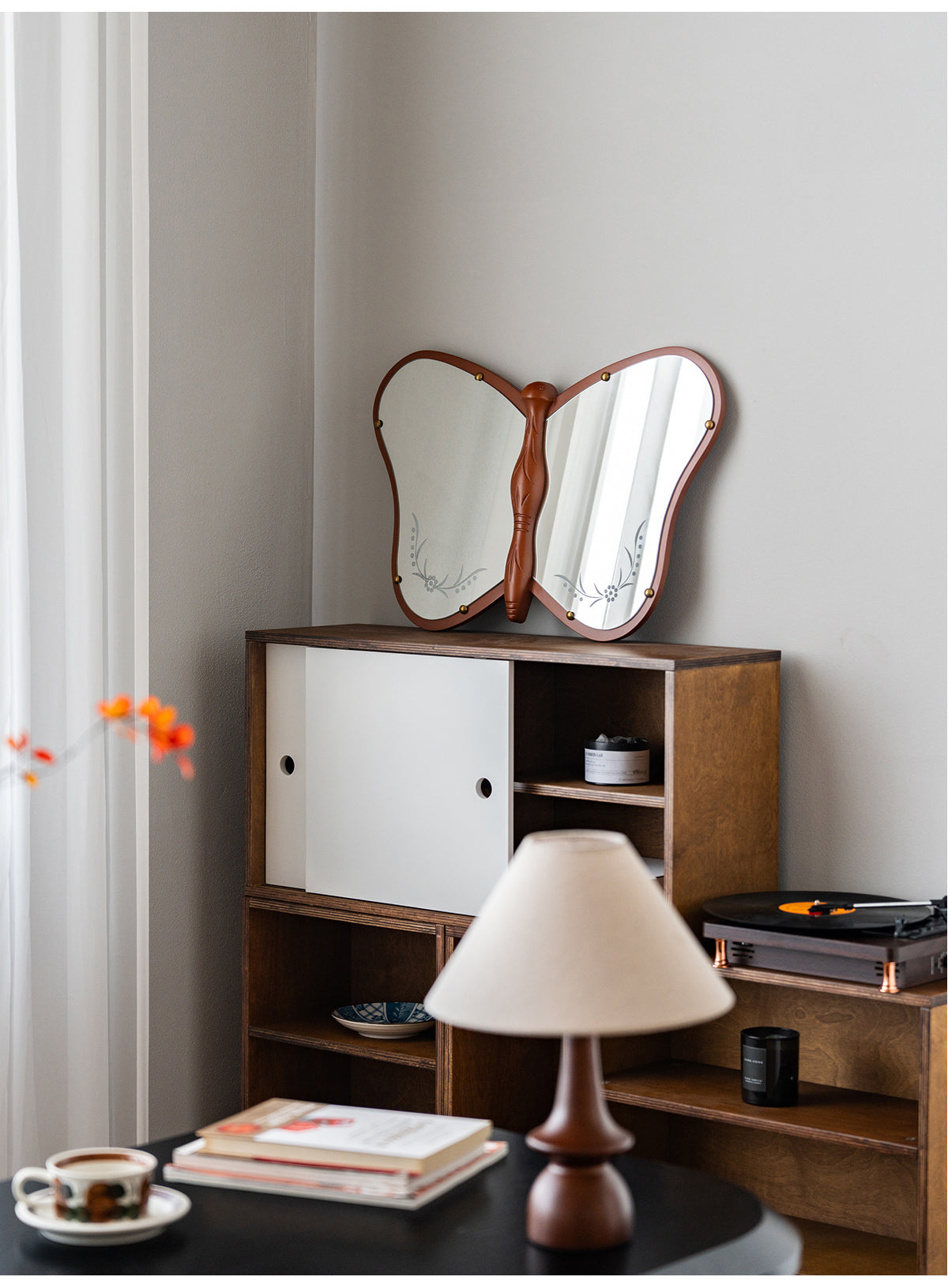 Vintage Butterfly Mirror