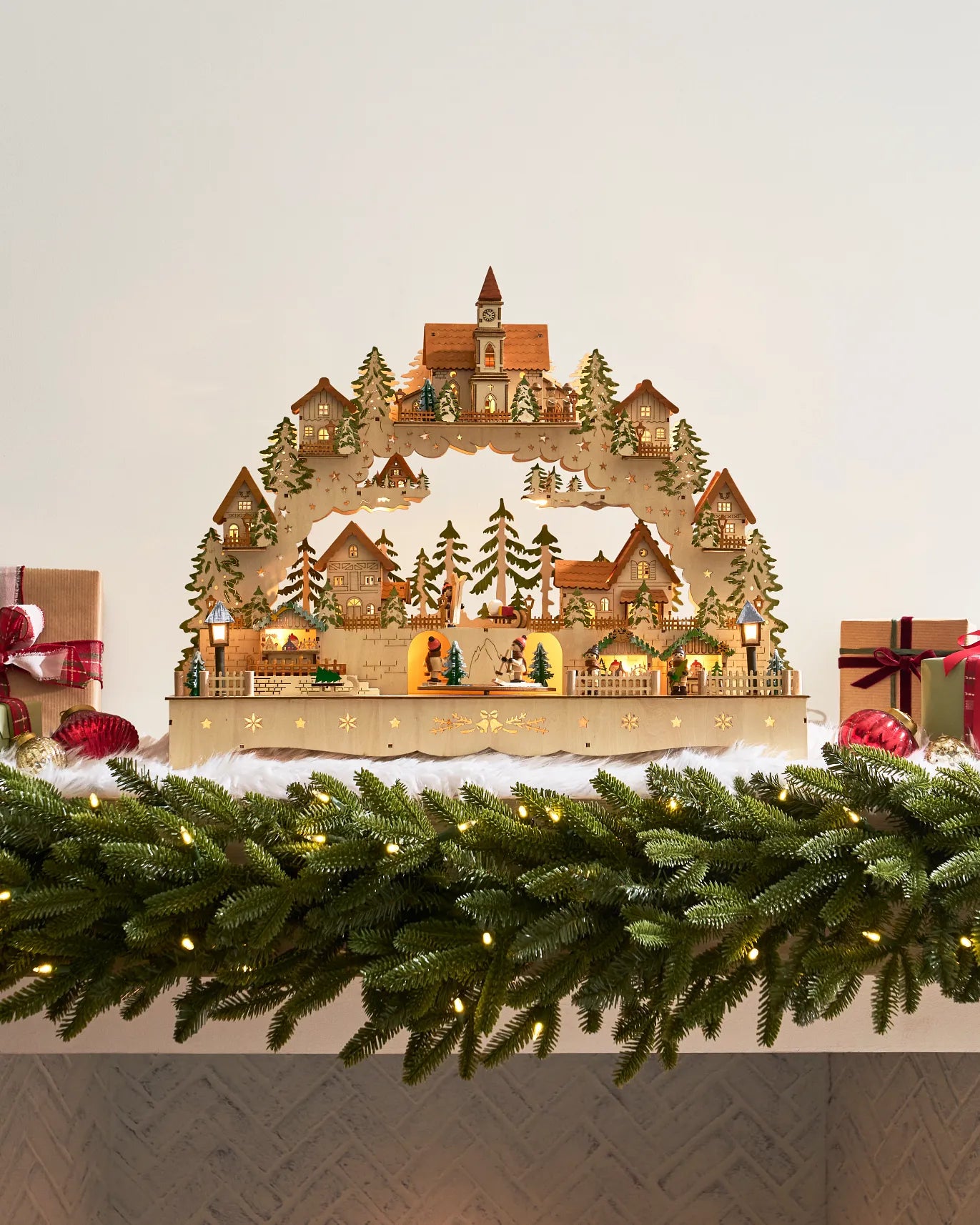 Lit Wooden Animated Scenes