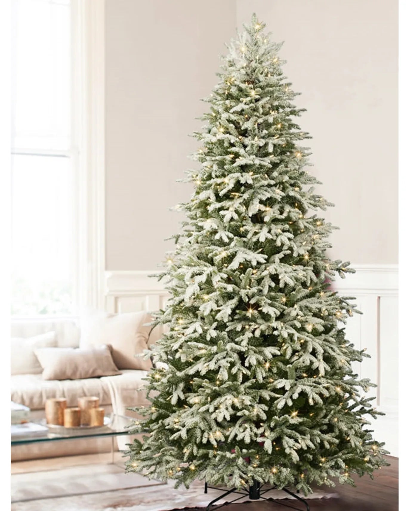 Frosted Fraser Fir Tree 9ft