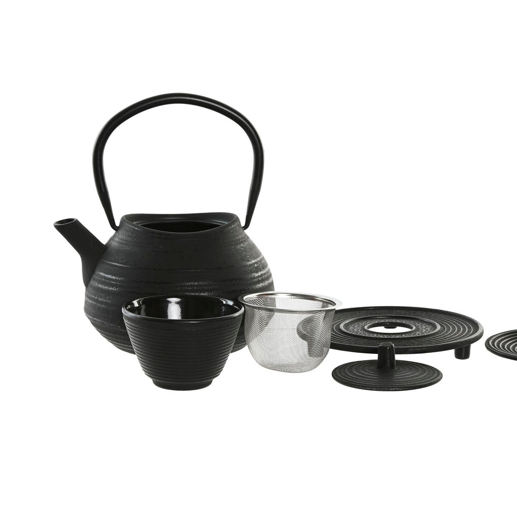 Teapot Home ESPRIT Black Stainless steel Iron 800 ml
