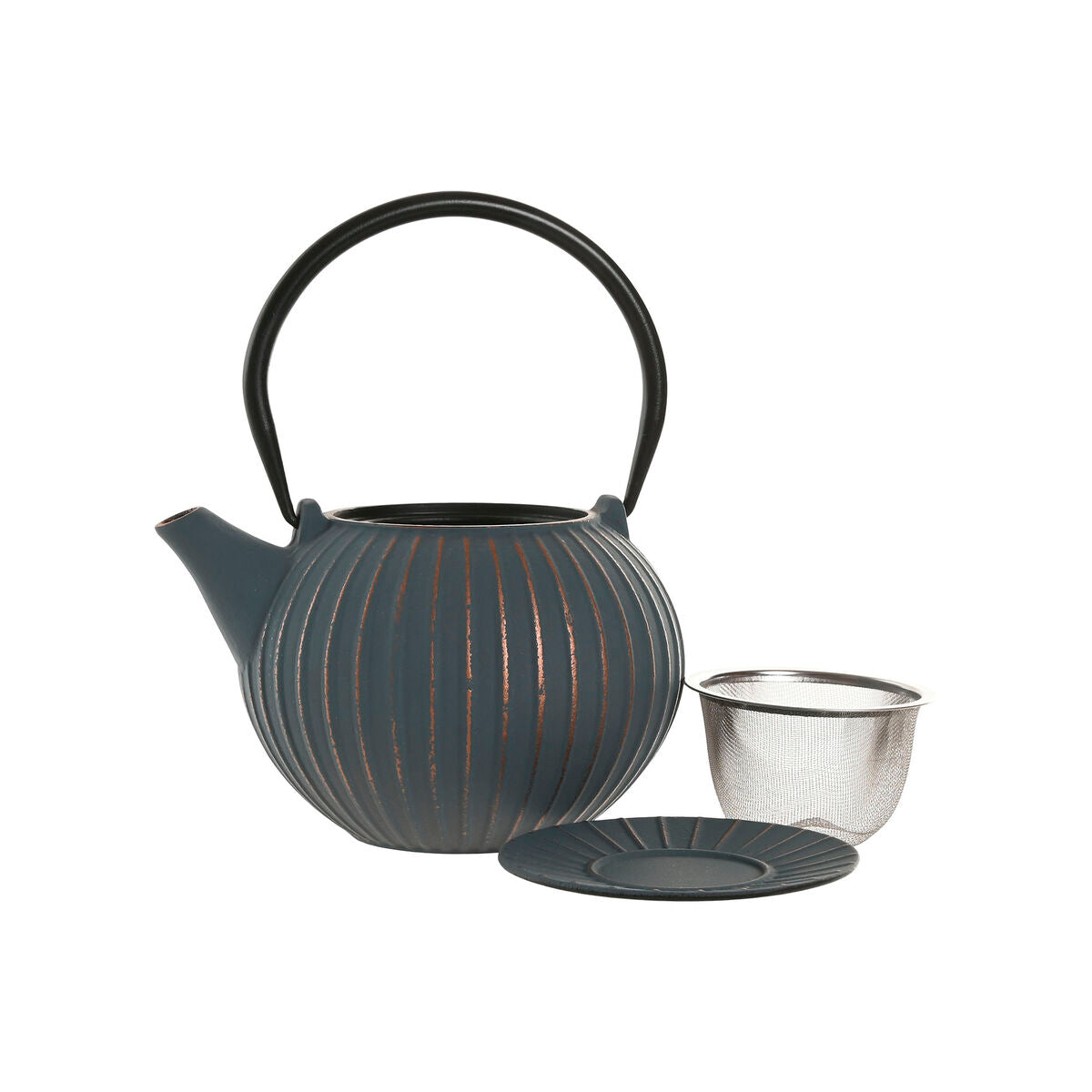 Teapot Home ESPRIT Turquoise Stainless steel Iron 850 ml