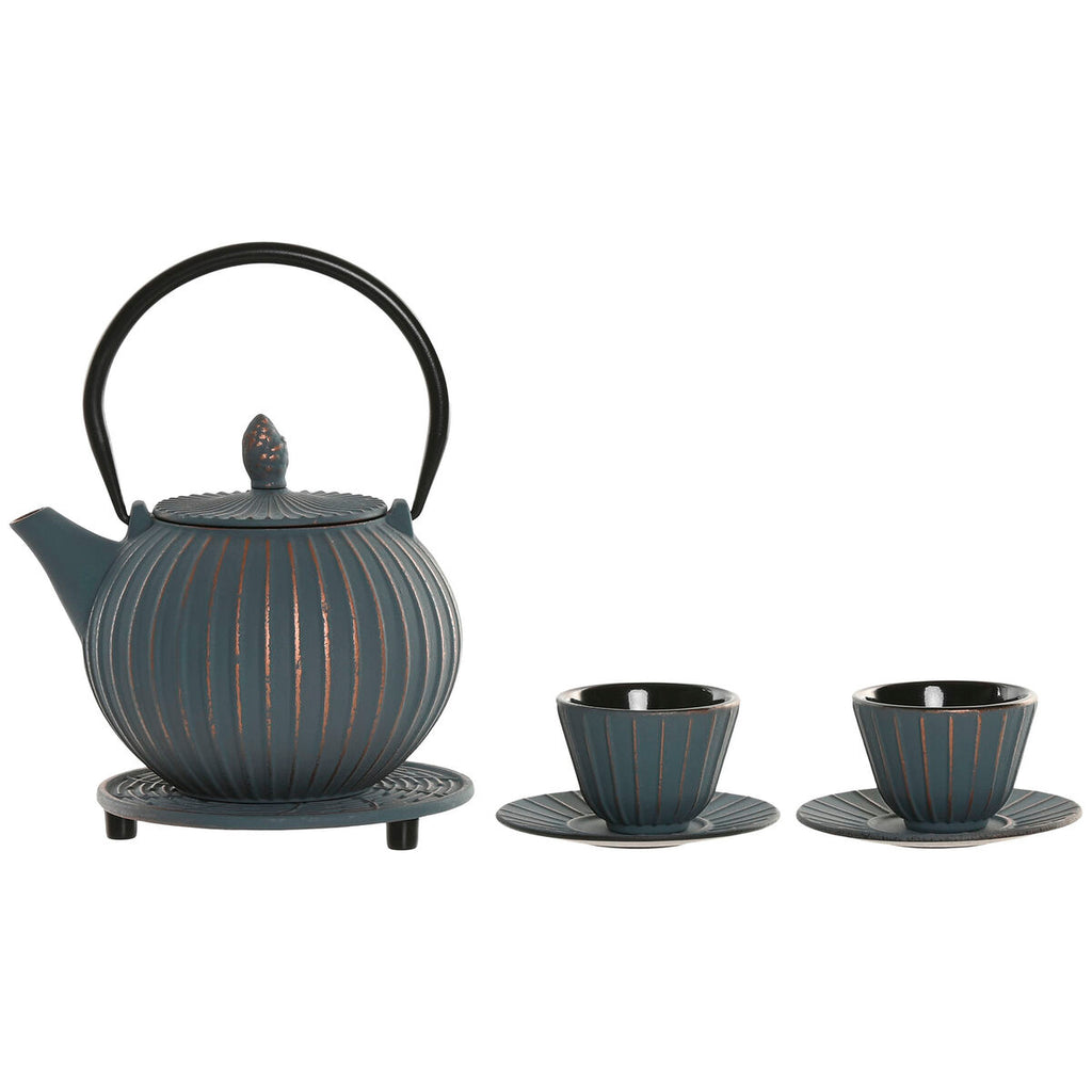 Teapot Home ESPRIT Turquoise Stainless steel Iron 850 ml