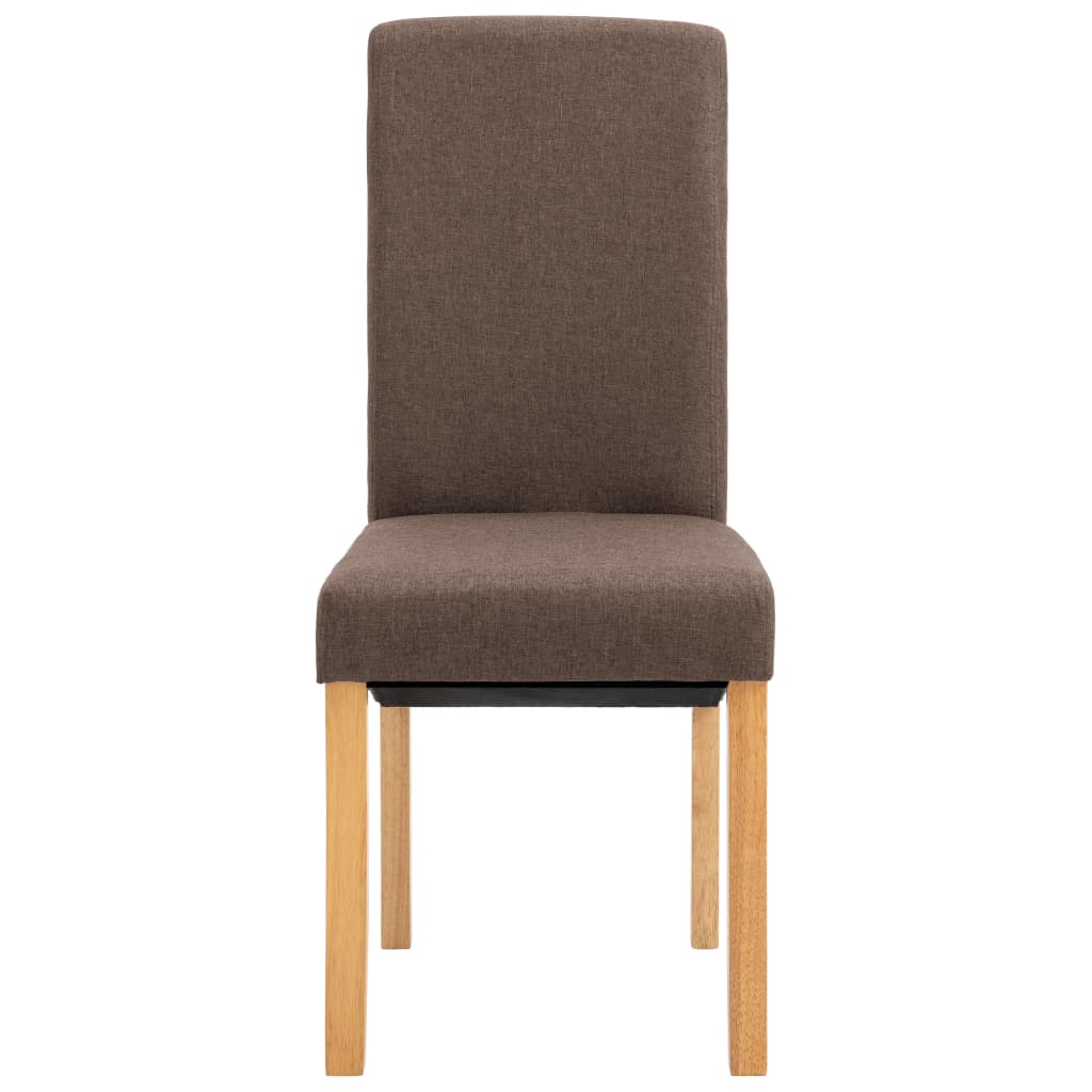 vidaXL Dining Chairs Accent Upholstered Side Chair with Wood Frame Fabric