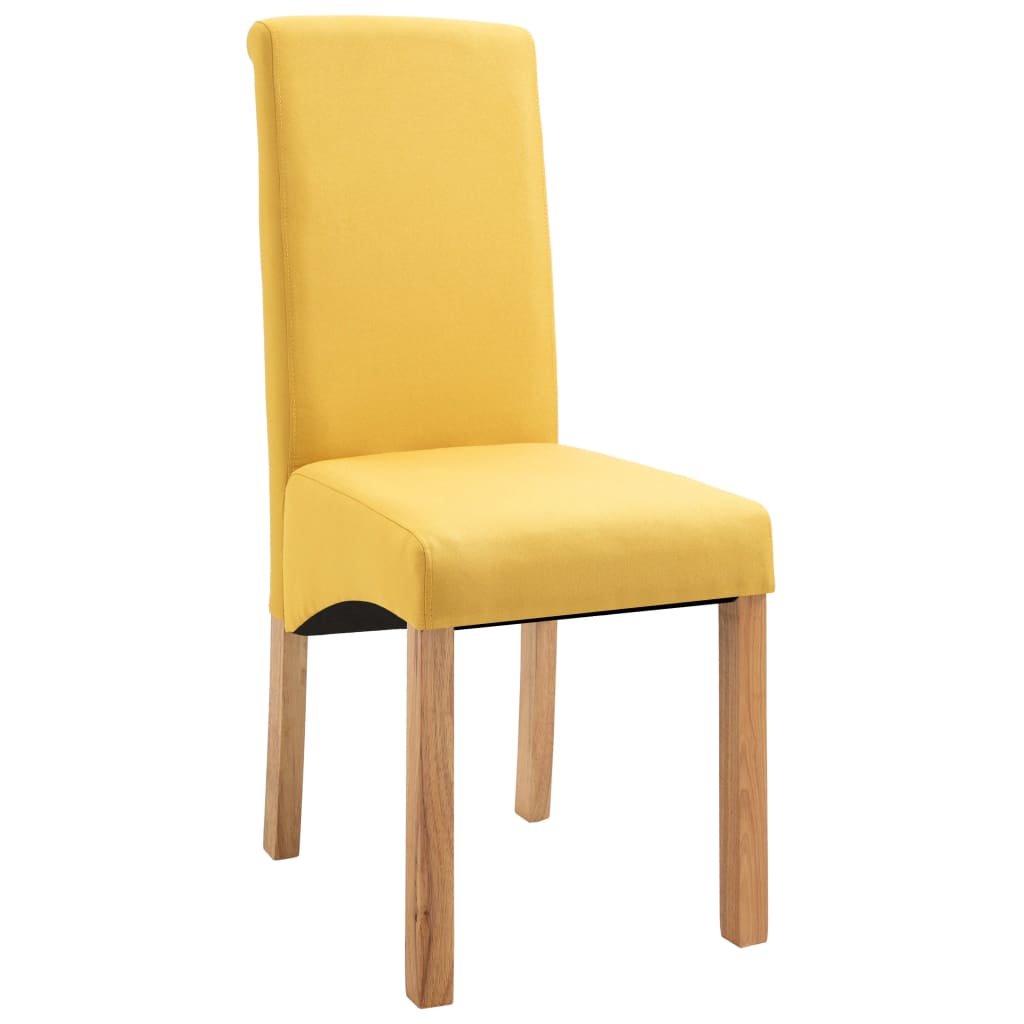 vidaXL Dining Chairs Accent Upholstered Side Chair with Wood Frame Fabric
