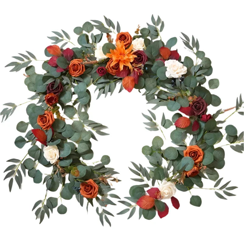 NNEOBA Christmas Eucalyptus Artificial Flower Garland