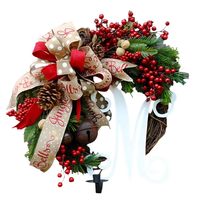 NNEOBA Christmas Wreath Artificial Hanging Garland