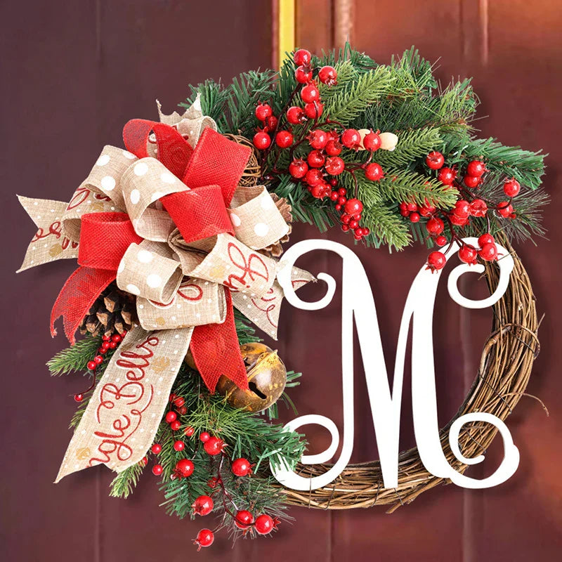 Christmas Wreath Artificial Hanging Garland