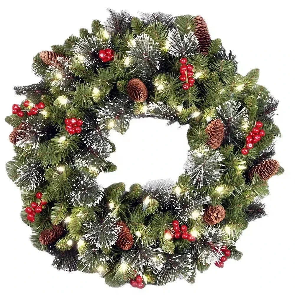 Christmas Wreath Xmas Tree Garland Decorations