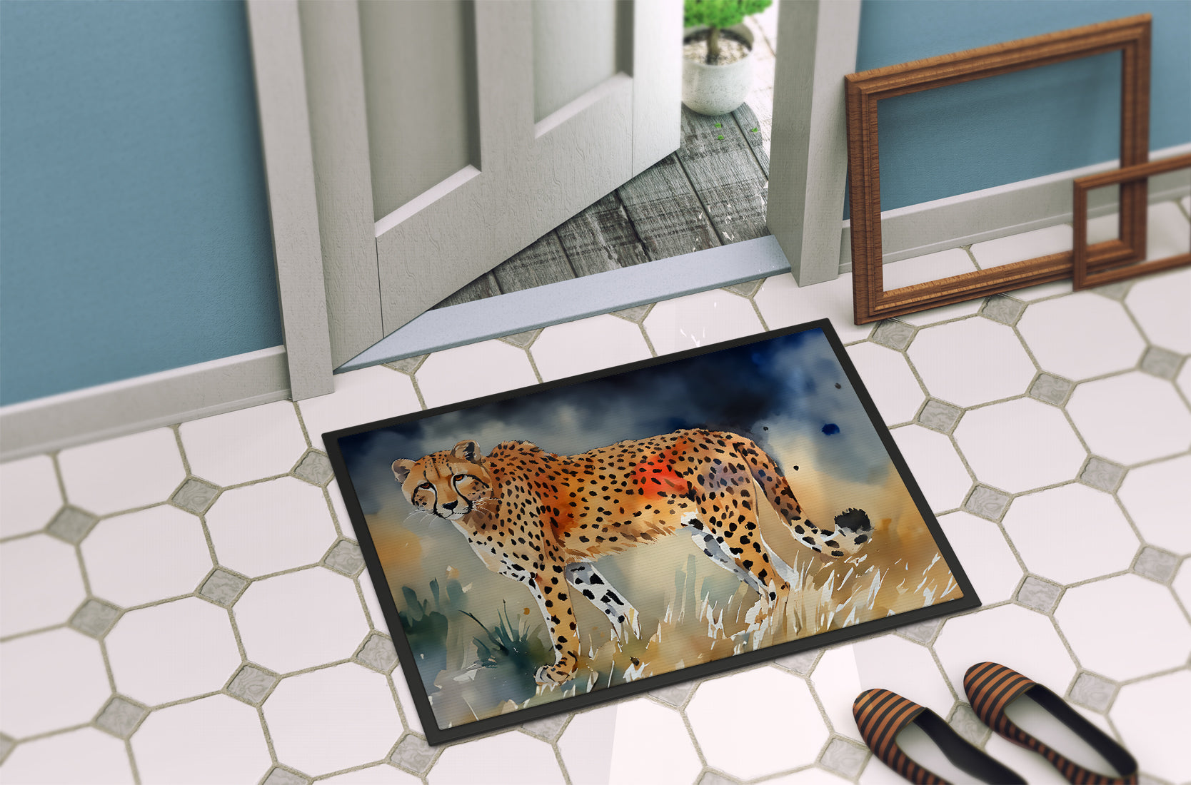 Cheetah Doormat