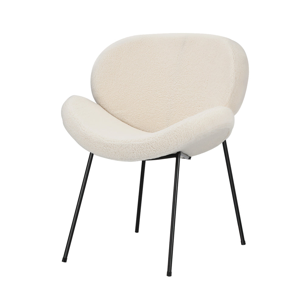 NNEED Dining Chair Sherpa Beige
