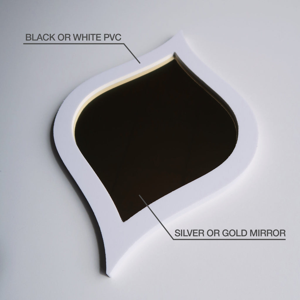 Drop Mirrors 3D Wall Panels