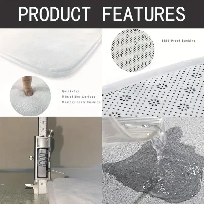 NNEOBA Dark Cat Welcome Doormat