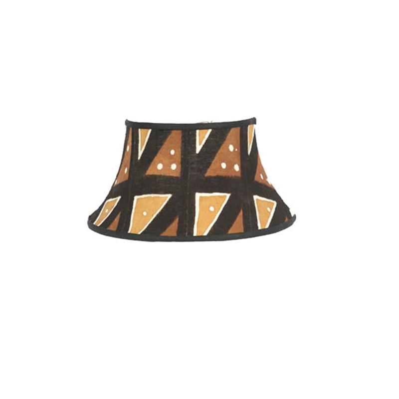 Mud Cloth Round Lampshade 18 inches 01