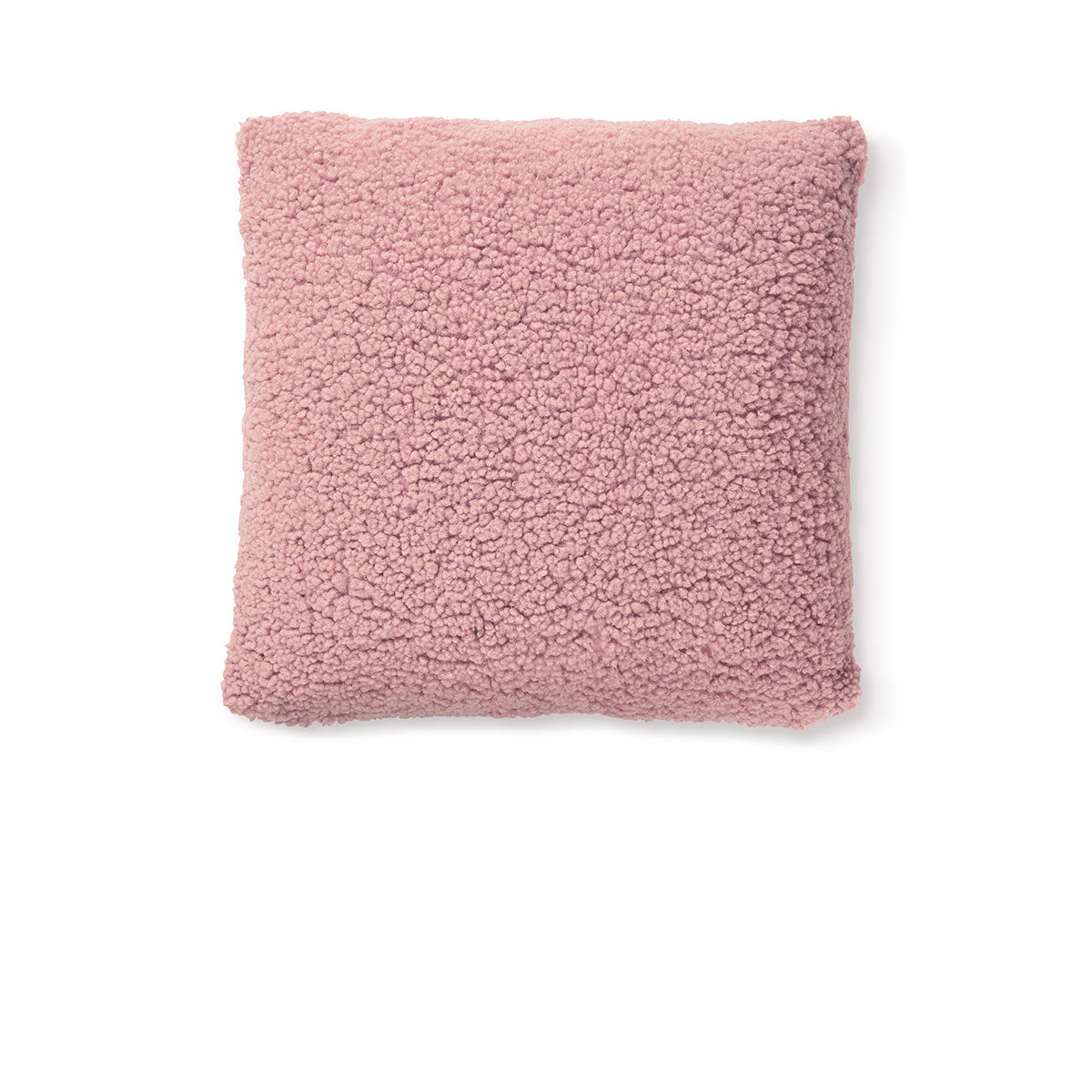 NNEDSZ Bedding House Bedding House Sherpa Filled Square Cushion Mauve