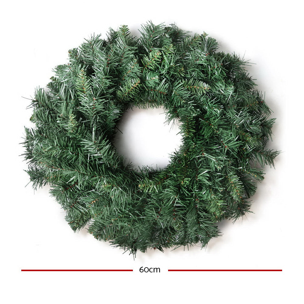 NNEDSZ Jollys 60cm Christmas Wreath - Green