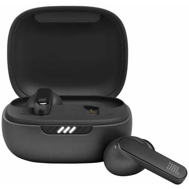 JBL Live Pro 2 TWS zajszűrős Bluetooth fülhallgató fekete(JBL-LIVEPRO2TWS-BLK) (JBL-LIVEPRO2TWS-BLK)