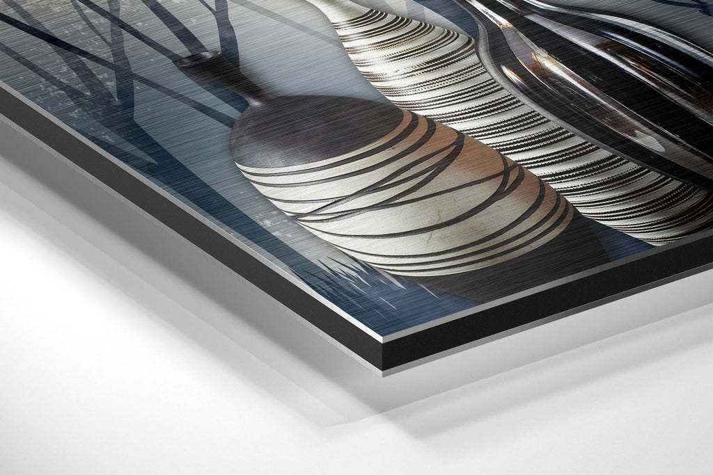 Vases of Dreams Brushed Aluminium Dibond Wall Art