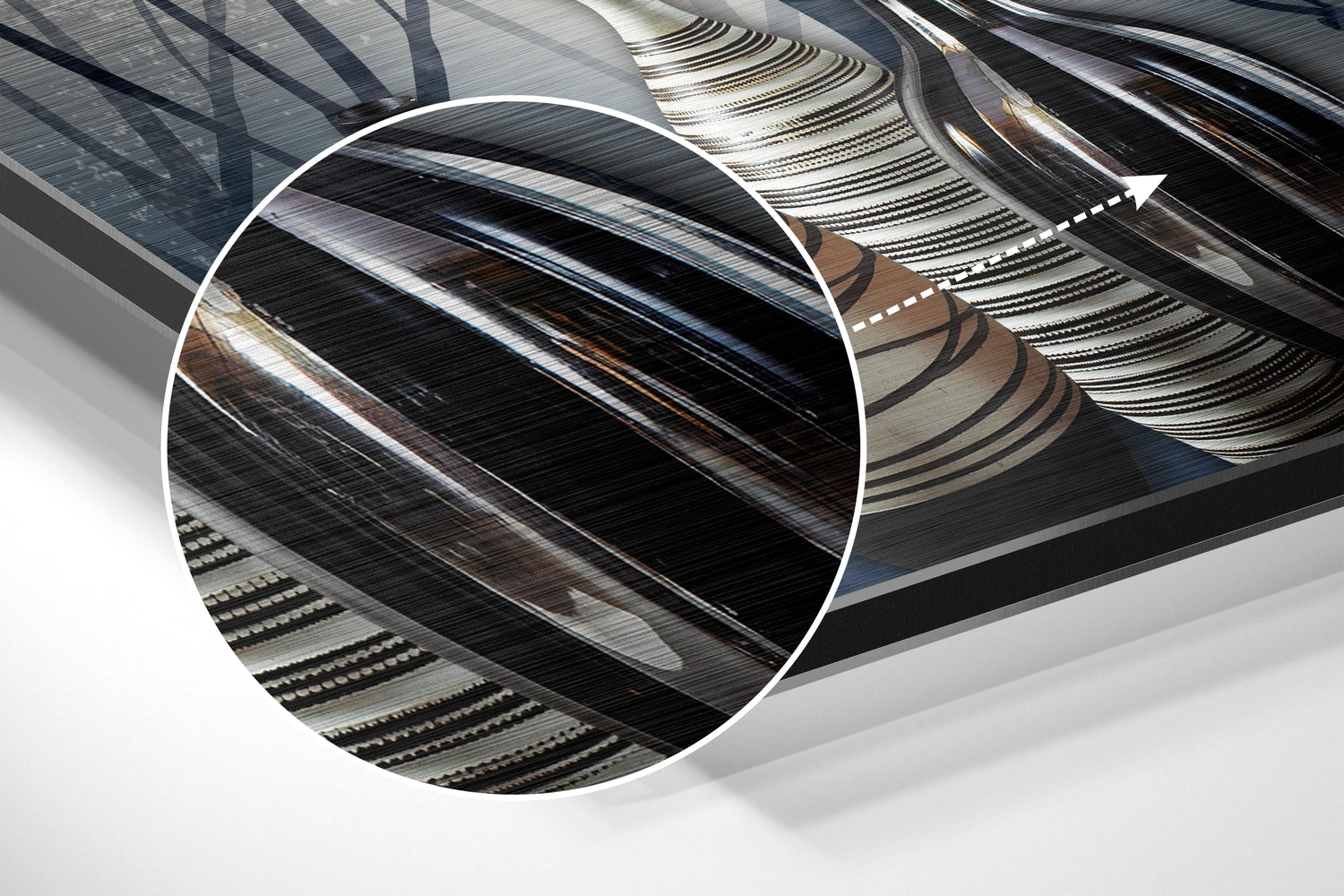 Vases of Dreams Brushed Aluminium Dibond Wall Art