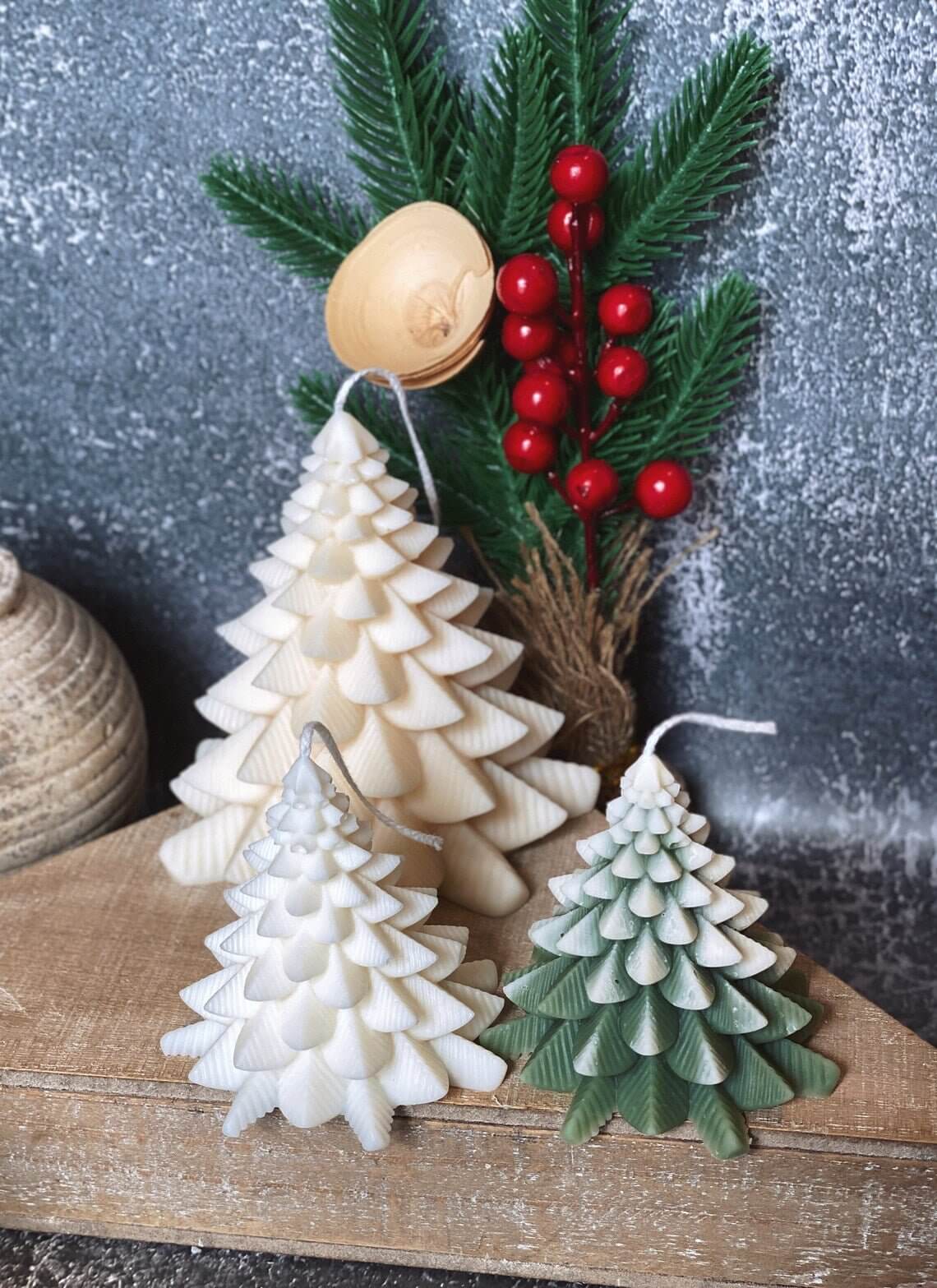 Crazy About Candles Christmas Fir Tree Candles - Festive Holiday Decor for Your Home | Direct Furnish