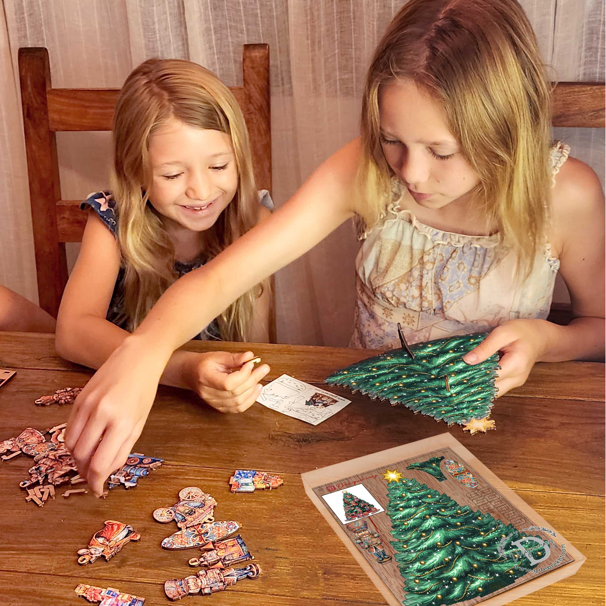 G. DeBrekht Advent Calendar Christmas Tree Eco Wood Set by G.DeBrekht Christmas Decor - 8091504 | Direct Furnish