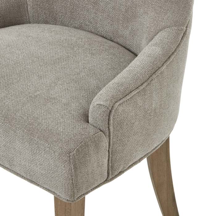 Harfiy Home Decor Brockham Woven Taupe Dining Chair | Direct Furnish