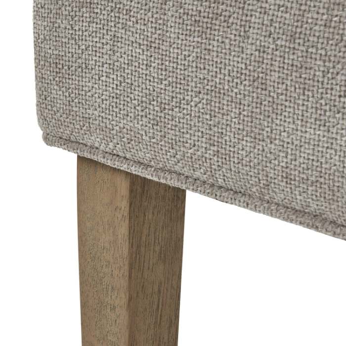 Harfiy Home Decor Brockham Woven Taupe Dining Chair | Direct Furnish