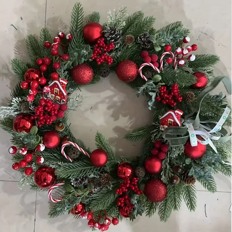 NNETM Christmas Wreath Door Hanging Decoration