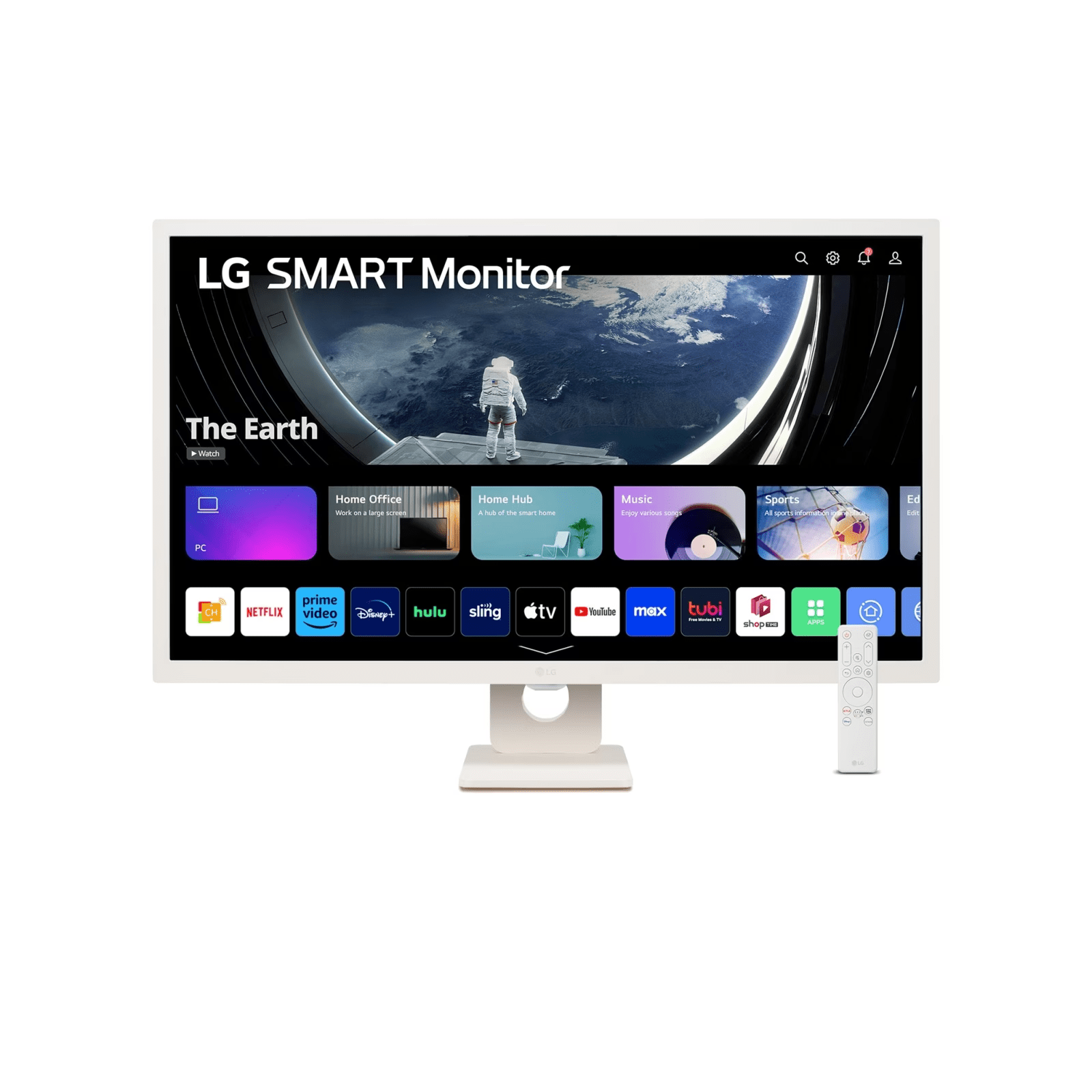 LG LG 31.5" 32SR50F - W Smart Monitor TV (32SR50F - W.AEU) | Direct Furnish