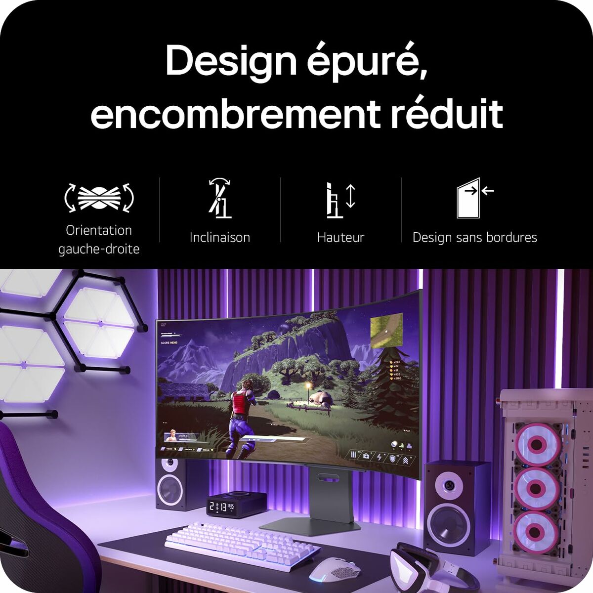 LG Monitor LG 45GX90SA - B Wide Quad HD 45" | Direct Furnish