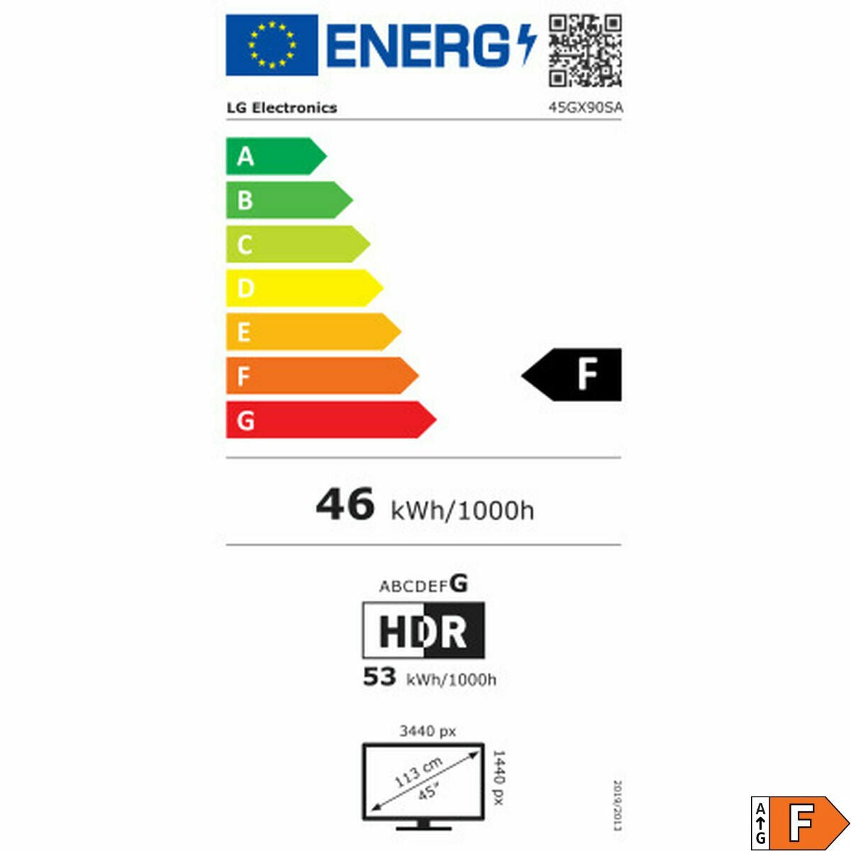 LG Monitor LG 45GX90SA - B Wide Quad HD 45" | Direct Furnish