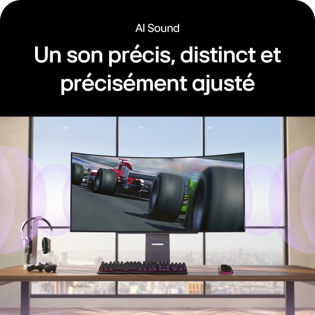 LG Monitor LG 45GX90SA - B Wide Quad HD 45" | Direct Furnish