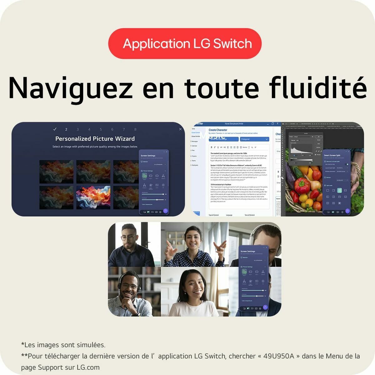 LG Monitor LG 49U950A - W 49" | Direct Furnish
