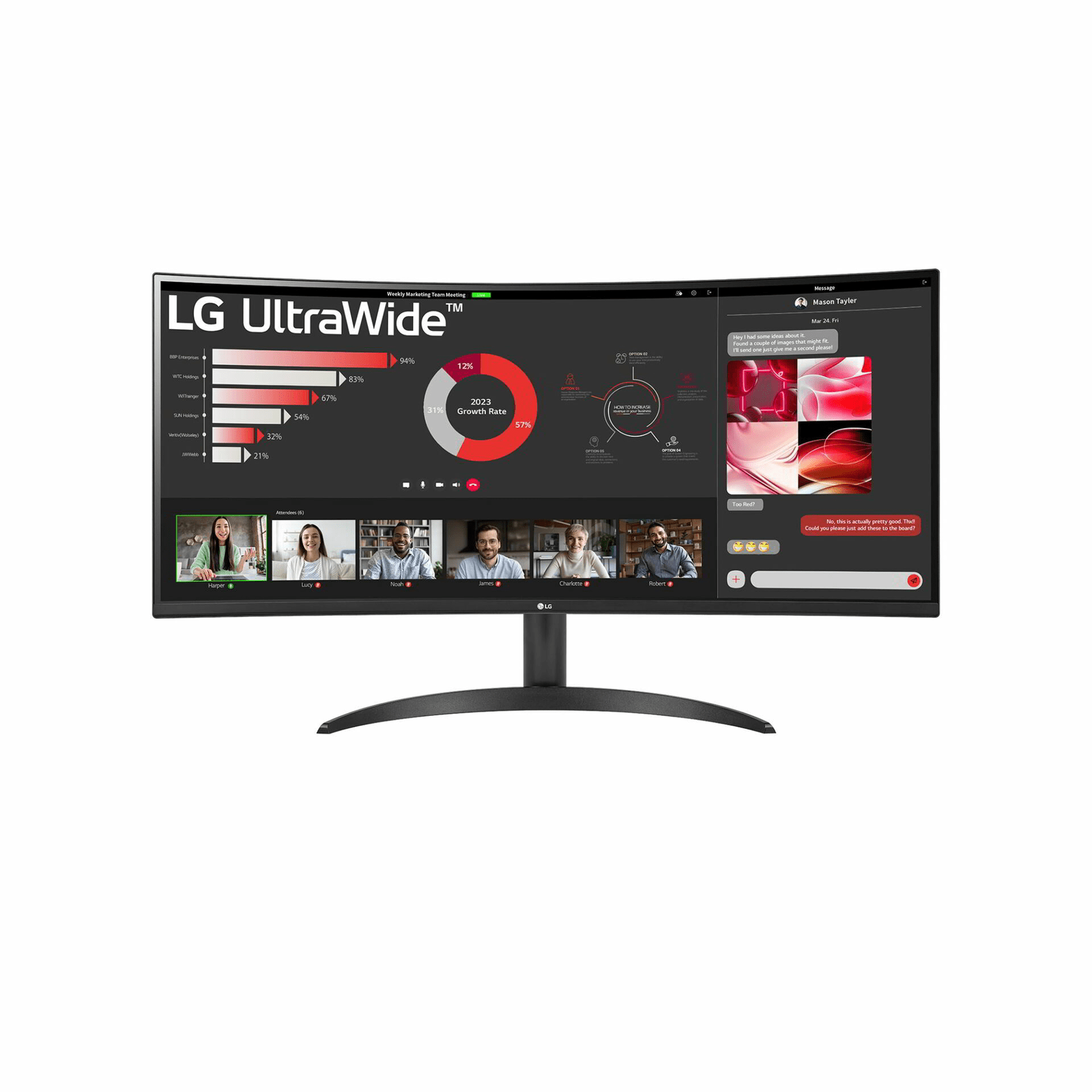 LG Monitor LG UltraWide 34WR50QK - B (34WR50QK - B.AEU) | Direct Furnish