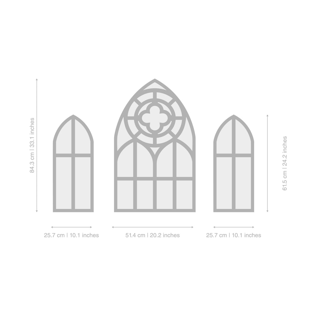 Gothic Medieval Mirrors Arches