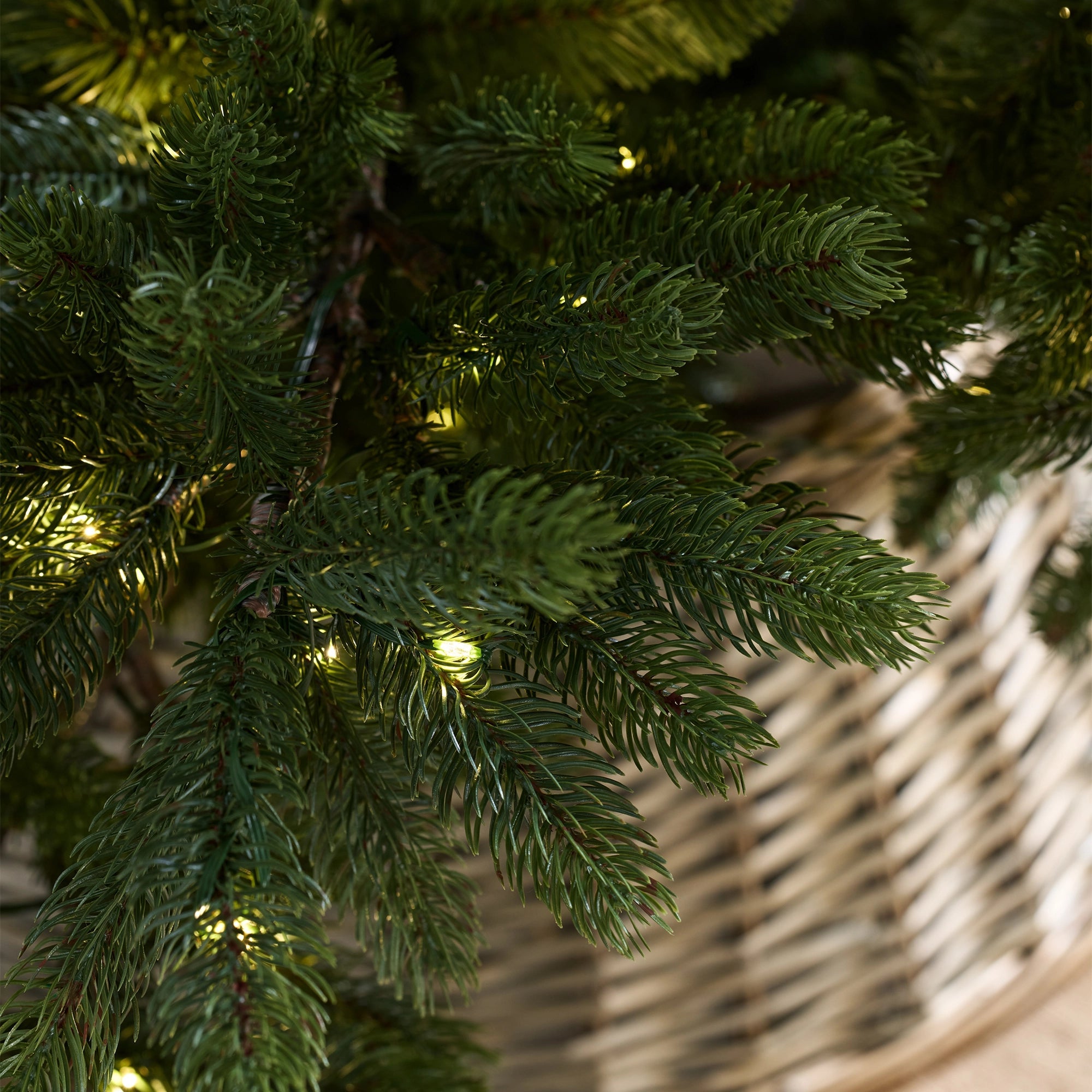 My Furniture Store 7.5ft Symons Pre - Lit Christmas Tree and Tree Skirt | Direct Furnish