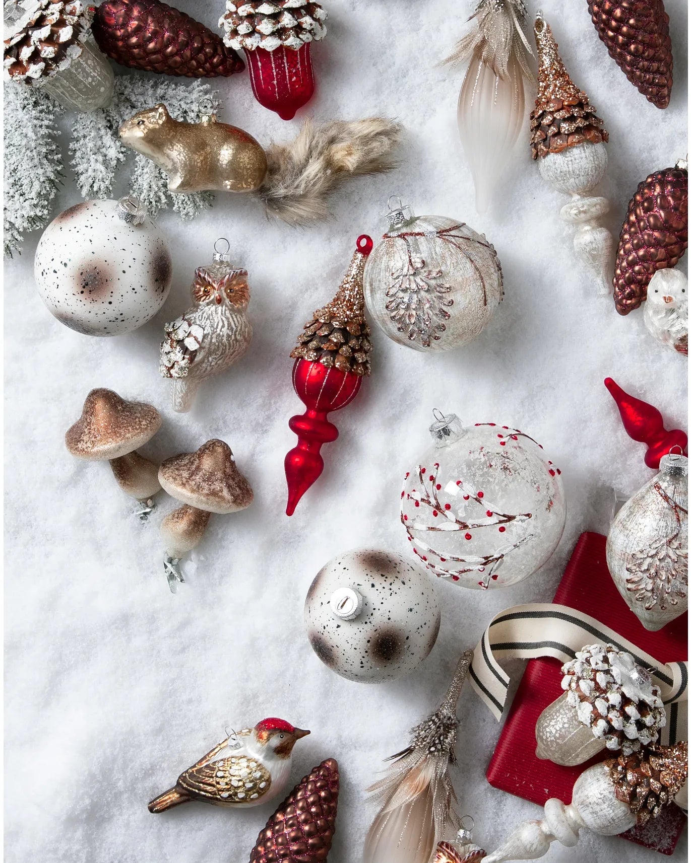 My Furniture Store Alpine Grove Christmas Bauble Collection | Direct Furnish