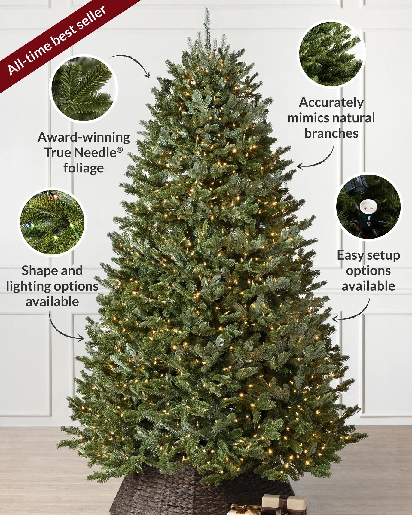 My Furniture Store Christmas Fraser Fir Tree 9ft | Direct Furnish